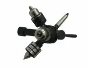 Tail Stock 4 Headed Turret 2MT with 1 Live Centre 1 Die Holder & 2 Drill Chuck