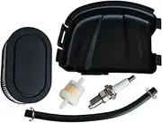 XXUMKL Fit For Troy Bilt TB110 TB115 TB200 TB230 TB240 TB320 TB330 1 Set Air Filter Cap Cover Fuel Filter Line Spark Plug 798452 5432