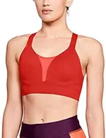 女士 UA UNDERARMOUR SPORTBRA 含胸墊運動內衣 高強度 38DD 紅 1317099-890