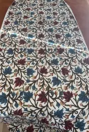 10 Meters Kashmir Wool embroidery Crewel Curtain Fabric ,Upholstery,Drapery