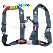 Pro Armor Pair of Black 4 Point 2" Harness Seat Blet For Polaris RZR xp turbo