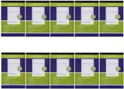 10 Pack Large Sales Order Book Receipt Invoice Duplicate Carbonless Copy 50 S...