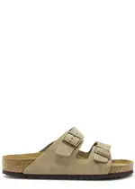 Birkenstock Arizona Suede Sliders - Beige - 40 (IT40 / UK6) 40 (IT40 / UK6)