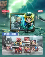 POP MART Marvel Photo frame Series Blind Box Figure Full Set 8 Authentic HOT
