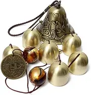 Wind Chimes Large Outdoor Lucky Wind Chimes for Good Luck Home Garden Hanging Decoration Gift Copper Decor Wind Chimes Outdoor