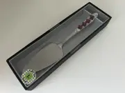 Wild Eye Designs Cake / Pie Cutter & Server - Red Bead Embellishment