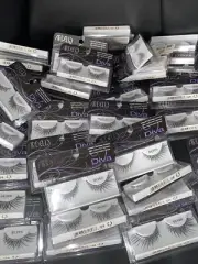 LOT OF 40 Ardell Natural DIVA WISPIES Silver Black Lashes Authentic Eyelashes