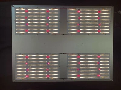 550V4 Grow Light Samsung lm301h 3000k + 4000k w/ SWITCHABLE Red IR UV HLG driver