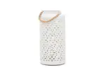 EZRA 34.5cm Ceramic Cylinder Table Lamp