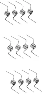 NOLITOY 3sets Refrigerator Component Spring Fridge Door Spring Replacement Parts Steel for Door Mechanism 4pcs*3