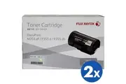 2 x Original Fuji Xerox DocuPrint M355df, P355d Black High Yield Toner - 10,000 pages (CT201938)