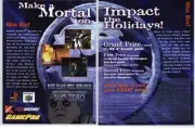 Mortal Kombat Mythologies Sub-Zero PS1 N64 1997 Vintage Poster Ad Art Official