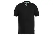 Duke Mens D555 Grant Pique Kingsize Polo Shirt (Black) - UTDC106