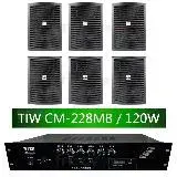 在飛比找遠傳friDay購物精選優惠-TIW CM-228MB 公共廣播擴大機120W+AV MU