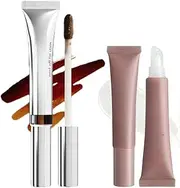Okerker Peel-Off Lip Gloss & Transparent Lip Oil Set – Long-Lasting Color Lip Liner, Hydrating, Non-Sticky for Smooth, Plump Lips