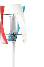 Wind Turbine Generator 500W-3000W 12V-220V Low Noise Wind Mill Generator Kit Easy to Assemble Windmill Generator for Farm Power Generation