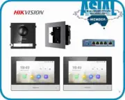 HIKVISION Video Intercom Kit with 2 * 7" Touch Screen Room Station