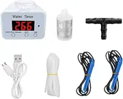 Automatic Plant Waterer, Smart Drip Irrigation System, Automatic Irrigation Equipment, Programmable Rechargeable Water Timer for Indoor & Outdoor Plants