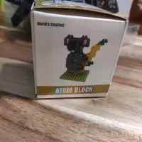 在飛比找蝦皮購物優惠-atom block 02世界最小動物積木組合