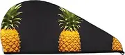 GDSHJKLW Yellow Pineapple Drying Hair Caps Super Absorbent Soft Hair Drying Towel Quick Dry Coral Velvet Hair Drying Cap Hair Turban for Women Wet Hair Long Thick Hair