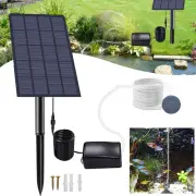 Solar Powered Oxygenator for Outdoor Pond Fish Tank Aerator Air Pump Oxygen ◎