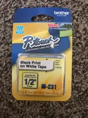 Brother P-Touch® M Series Tape Cartridge for P-Touch Labelers, 1/ 012502053736