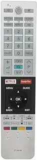 New CT-8536 Replacement Remote Control for Toshiba Ultra-HD Android TV - Compatible With 58U7880AZ U7880 Series, 55U7750A, 65U7750A, 43U775, 49U775, 55U775, 65U775 Models