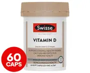 Swisse Ultiboost Vitamin D 60 Capsules