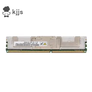 英特爾 Ddr2 4GB Ram 內存 667Mhz PC2 5300F 240 針 1.8V FB DIMM 帶冷卻背