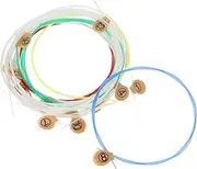 Toddmomy 15pcs Replacement Harp Strings for Lyre Instruments Lightweight Durable and Comfortable Resonance for Musicians Beginners and Classical Lyre Players