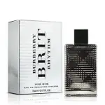 【原裝沾式小香】 BURBERRY 博柏利 BRIT RHYTHM 金屬搖滾風格 男性淡香水 5ML｜期間限定◆秋冬迷人香氛