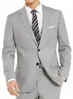 New Hugo Boss Jeffery 182 Regular Fit Gray Stripe Wool Blazer Sport Coat 42 L