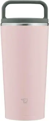 Zojirushi Mahobin Water Bottle Tumbler Carry Portable Handle 325ml Vintage Rose