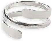 [TOE RINGS & THINGS] Toe Ring | Pipeline .925 Sterling Silver Adjustable Ring | Attire for Your Toes | Made in USA | Wrap Style