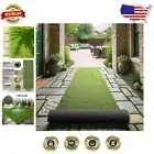 Lightweight 2'7" x 14' Faux Grass Runner - Kid & Pet Friendly Indoor/Outdoor Rug