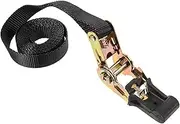 MUCKLILY Heavy Duty Ratchet Tie Down Strap Cargo Fixing Lashing Strap for Secure Transport and Storage Durable and Flexible Design for Trucks and Trailers