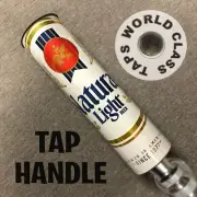 NICE 5in NATURAL LIGHT BEER TAP HANDLE marker tapper can stubby NATTY