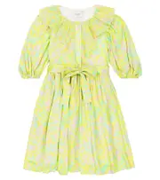 [Paade Mode] Paade Mode Ruched balloon-sleeve shirt dress Y 10 multicoloured