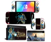 Nintendo Switch OLED Skin Sticker Kawaii Cartoon Vinyl Decal Protective Film for NS Console & Joy-Con Controller & Dock - TN-NSOLED-0043