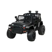 Rigo Kids Ride On Car Electric 12V Jeep Battery Remote Control Black