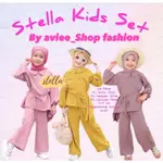 STELLA KIDS CRINKLE'S 最新套裝 7-10 歲取決於兒童身體/穆斯林兒童套裝/現代兒童套裝/奢華兒童