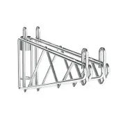 Metro 2WS18C Super Erecta Post-Type Wall Mount Double Shelf Support for 18" Wid