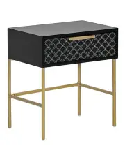 [Cooper & Co] Carina Bedside Table in Black