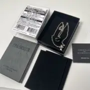 Final Fantasy 7 Sephiroth Black Material Meteor Ultima Silver Necklace Official