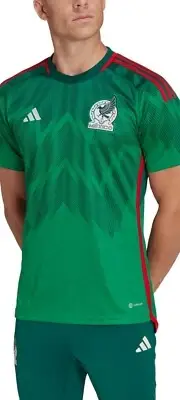 NWT Mexico Adidas Climalite 2022 Jersey Mens Small