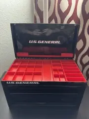 US General Harbor Freight Mini Toolbox Bins. 4 Top, 5 Middle, 4 Bottom. 13 Tota