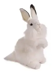 Hansa Rabbit Plush Animal Toy 13 White