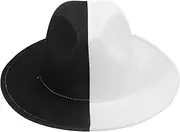 [DEARMAMY] Men's Cap Stylish Outdoor Leisure Hat Vintage Jazz Hat Flat Brim Senior Fashion Accessory