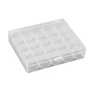 Sewing Machine Storage Box Bobbins Clear Case