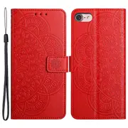 For iPhone 6/6s/7/8/SE (2020)/SE (2022) Case Flower PU Leather ic Wallet Flip Phone Cover